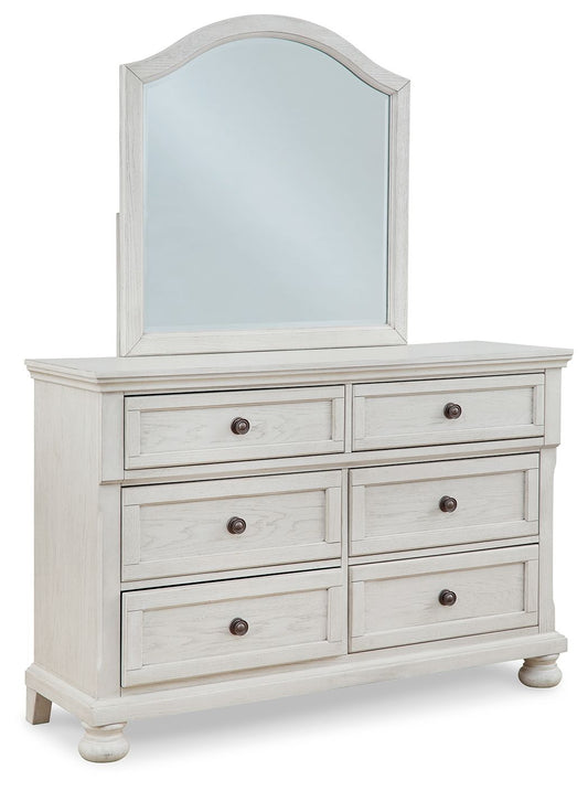Robbinsdale - Dresser, Mirror - Youth - Antique White
