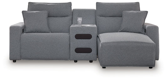 ModMax II - Salt And Pepper - Reclining Sectional