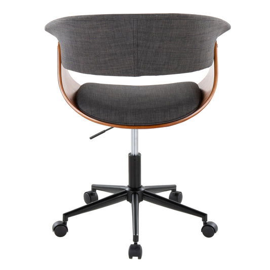 Vintage Mod - Mid-Century Modern Office Chair - Charcoal