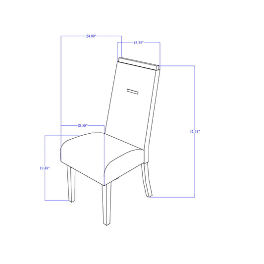 Moon - Dining Chairs (Set of 2) - Gray