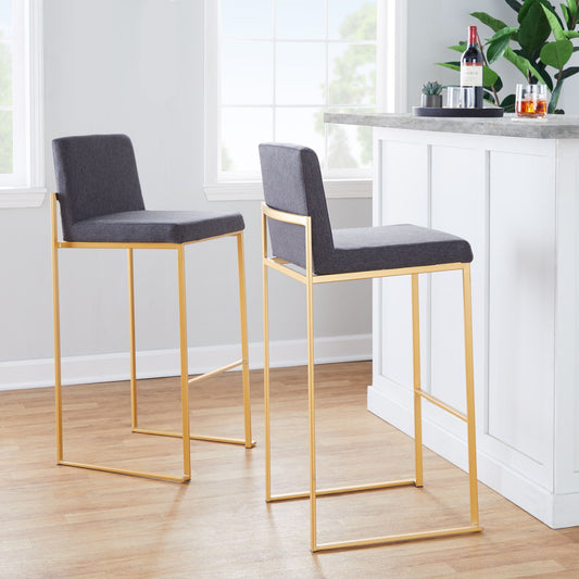 Fuji - Contemporary Design High Back Barstool