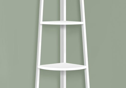 Bookshelf, Etagere, Corner, 4 Tier, Office, Contemporary & Modern