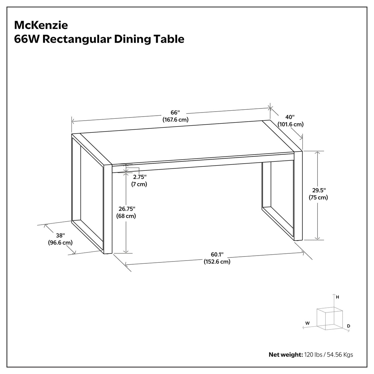 Mckenzie - Dining Table - Light Tobacco