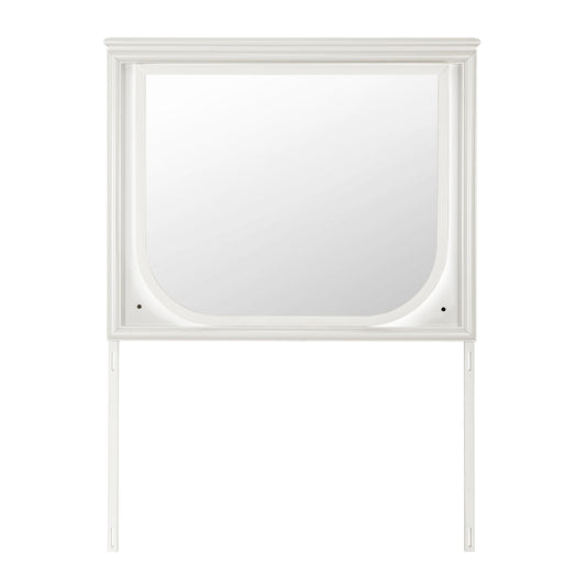 Uriuni - Large Scale Mirror With LED Light - Off White