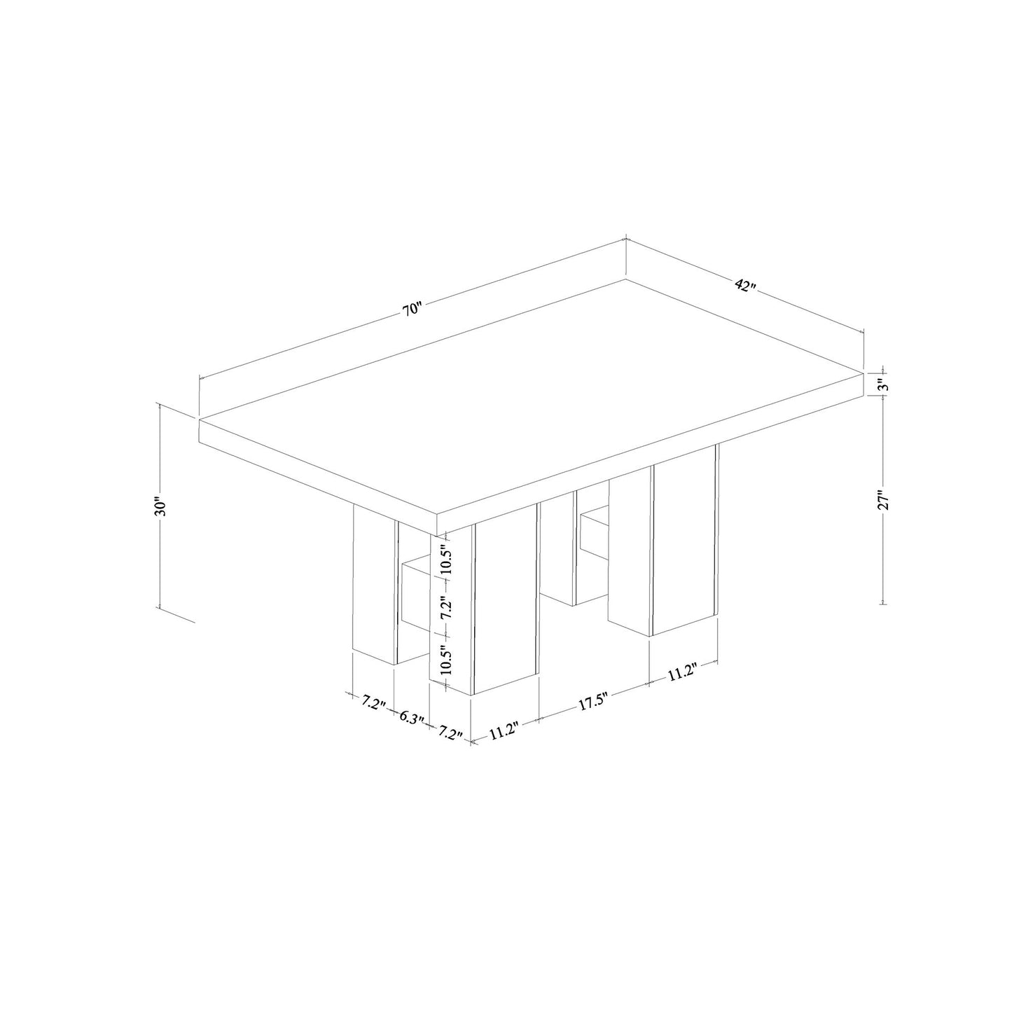 Jhoanna 5 Piece Dining Table Set With Chairs - Black