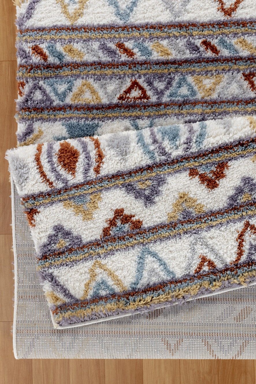 Loft Shag - 7'10" X 9'10" Shaggy Area Rug - Multi, Polypropylene