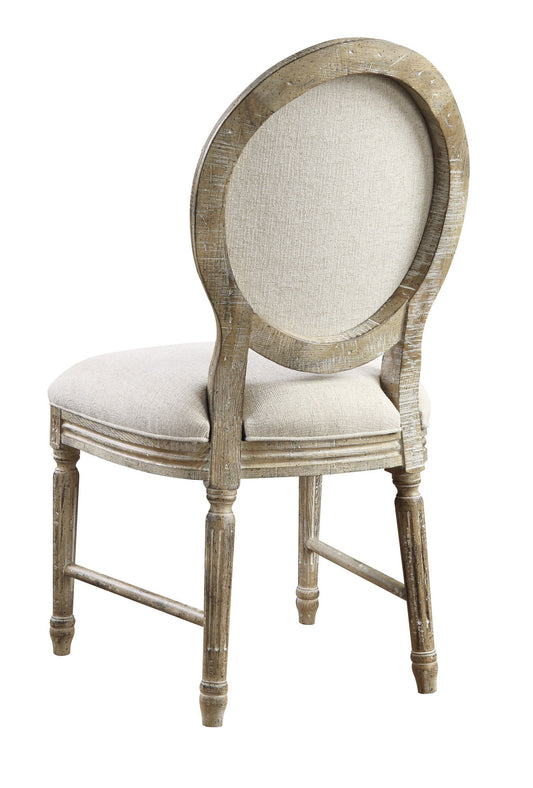 Upholstered Dining Chairs (Set of 2) - Brown