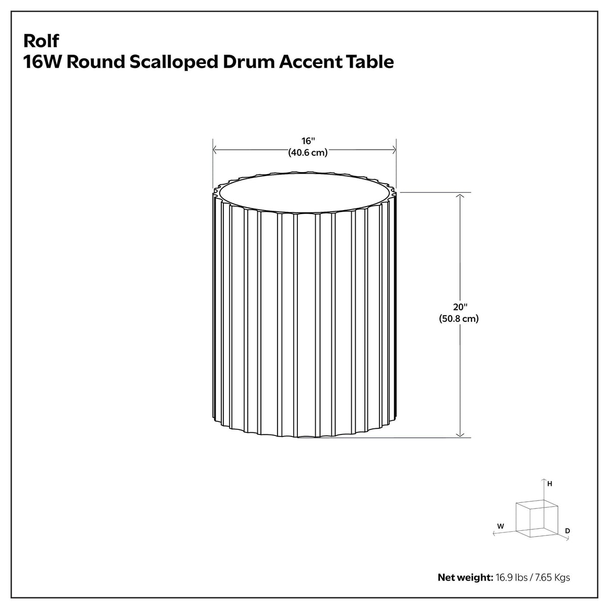 Rolf - Side Table - Natural