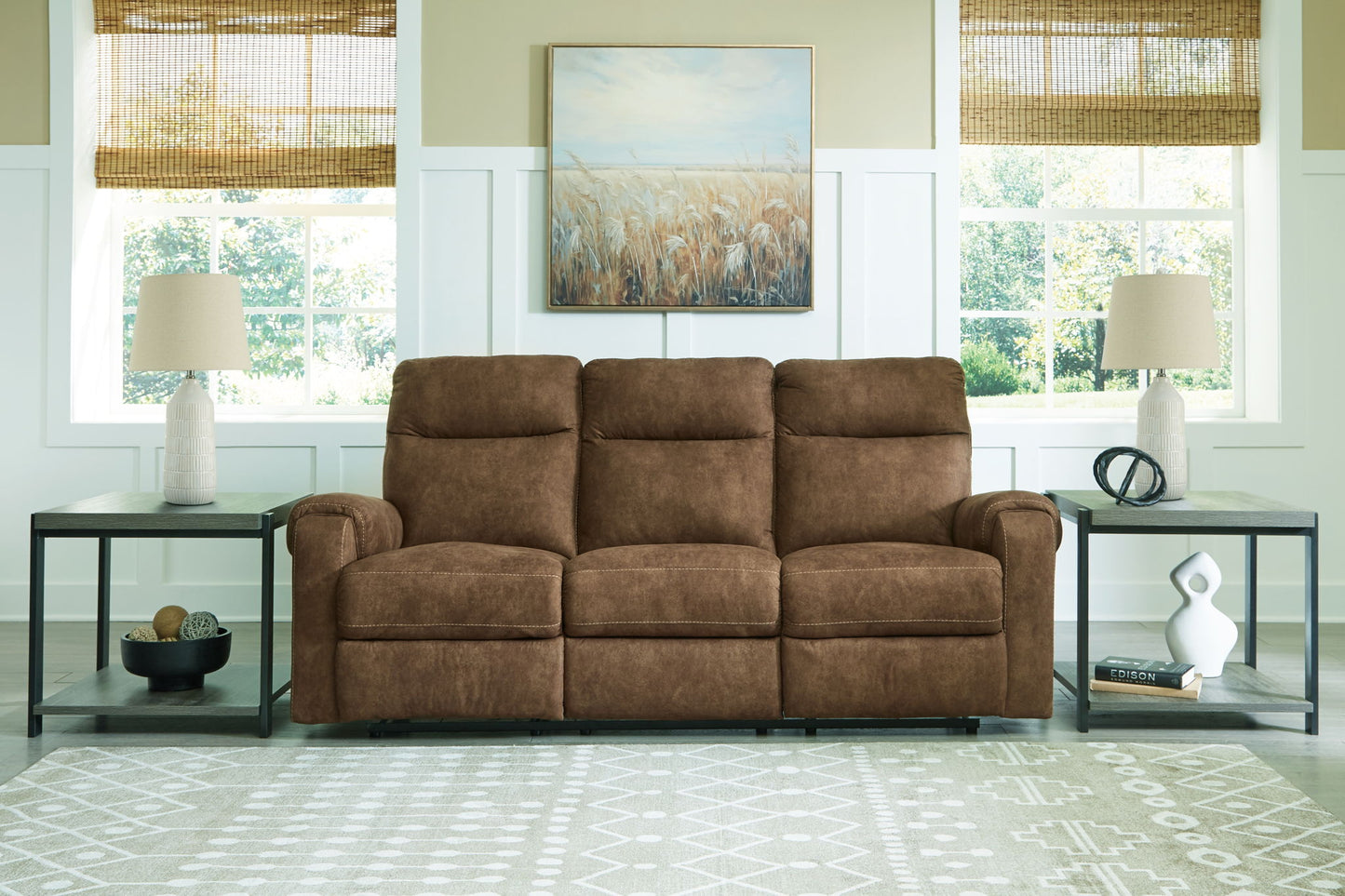 Edenwold - Reclining Sofa - Brindle