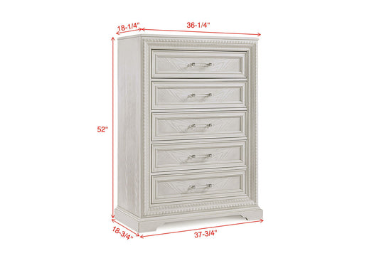 Alexandria - Accent Chest - White