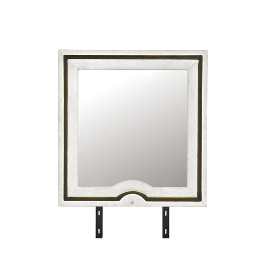 Isaiah - Mirror With Upholstered Frame And LED Lighting