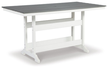 Transville - Counter Table W/Umb Opt