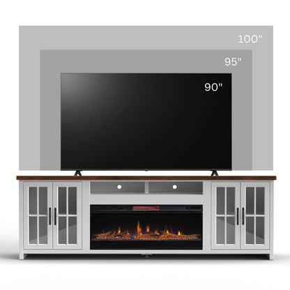 Hampton - Fireplace TV Stand Console