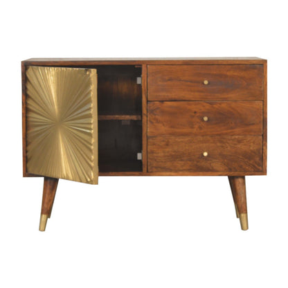 Manila - Sideboard, 3 Drawer - Chestnut