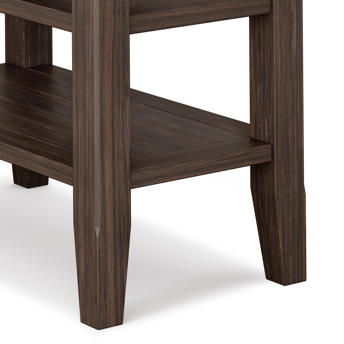 Acadian - Narrow Side Table - Farmhouse Brown