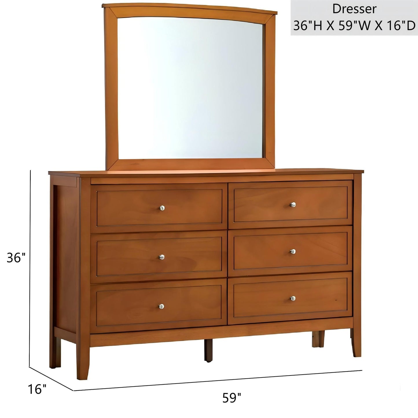Daniel - Dresser, 6 Drawer