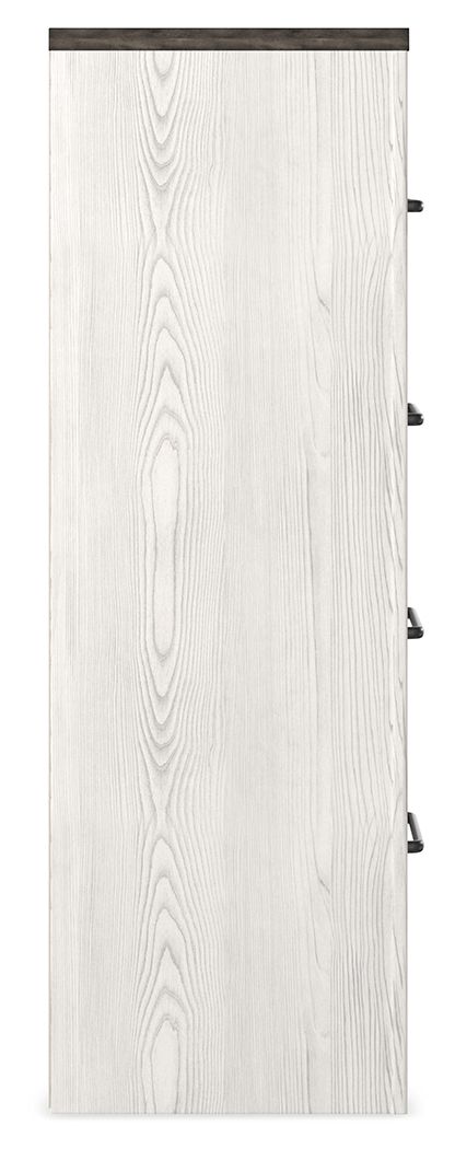 Gerridan - Four Drawer Chest - White / Gray