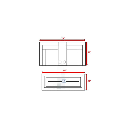 Outdoor Elegance Conversation Set With Fire Pit