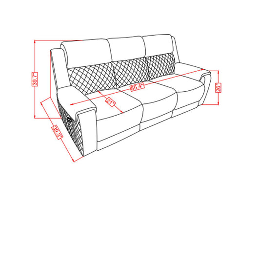 Alicia - Traditional Reclining Set