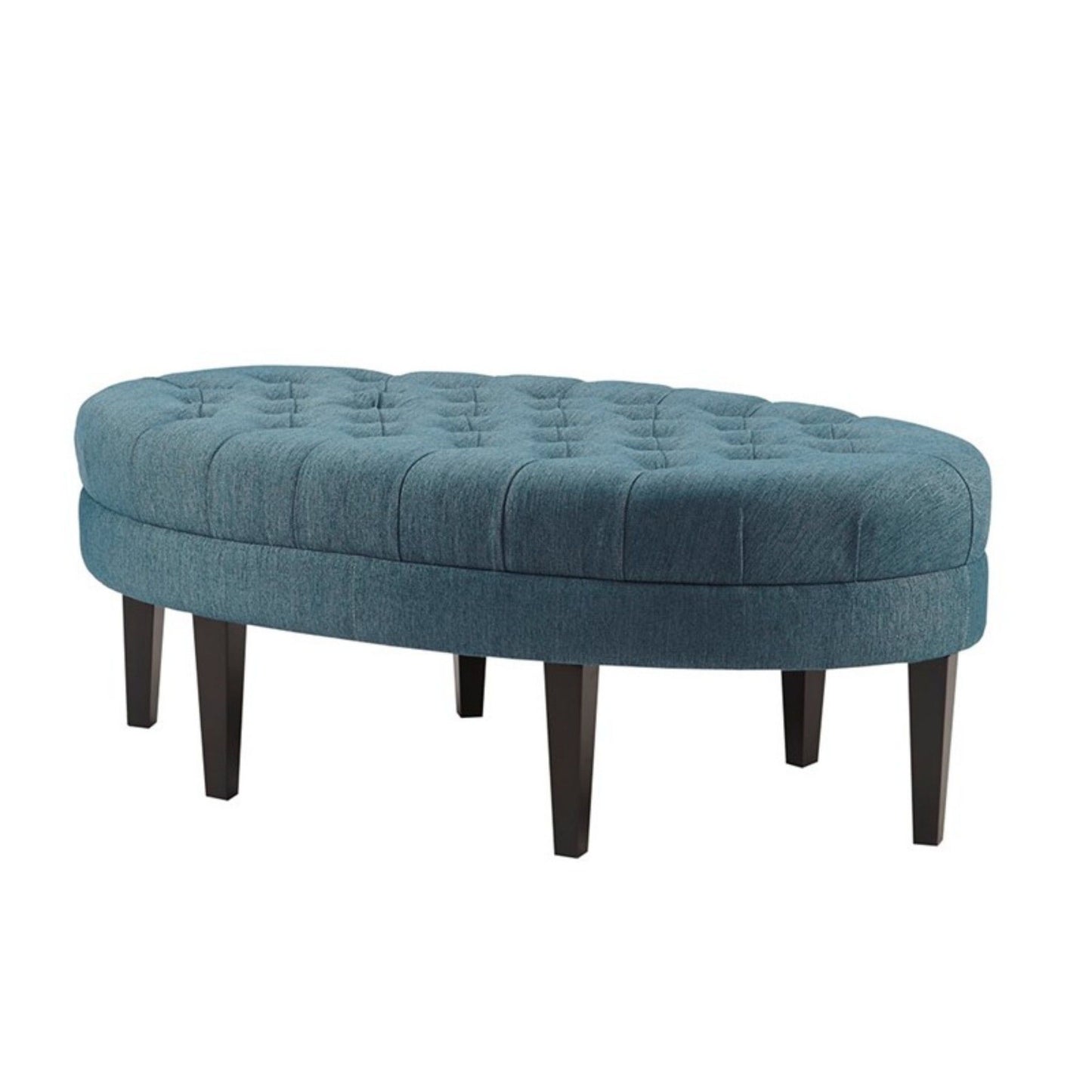 Martin - Surfboard Tufted Ottoman With Button Tufting - Blue