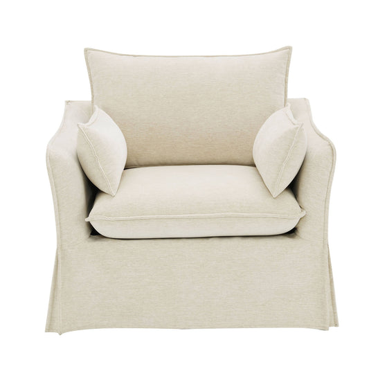 Shane - Chair With 2 Pillows - Beige