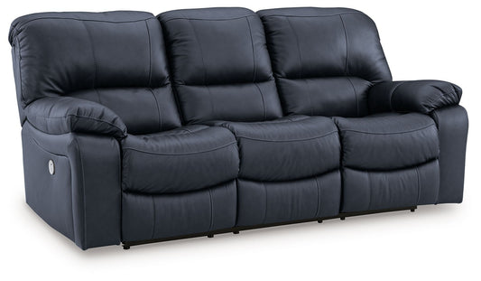 Leesworth - 3 Pc. - Power Reclining Sofa, Power Reclining Loveseat, Power Rocker Recliner - Ocean