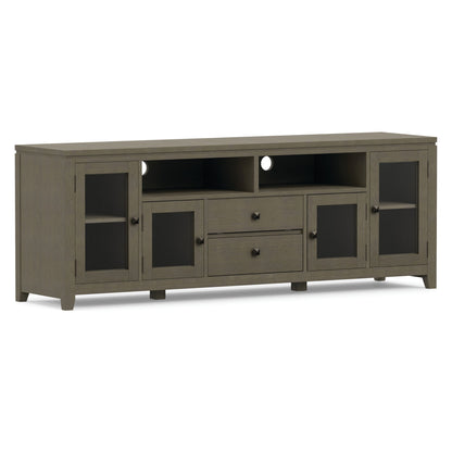Cosmopolitan - Wide TV Media Stand - Farmhouse Gray