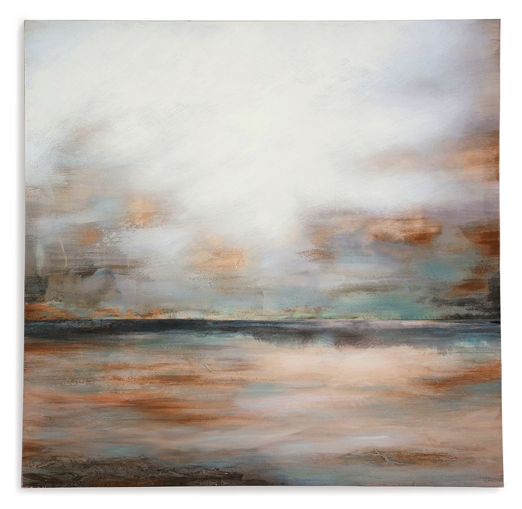 Weatheridge - Wall Art - Grey / Gold