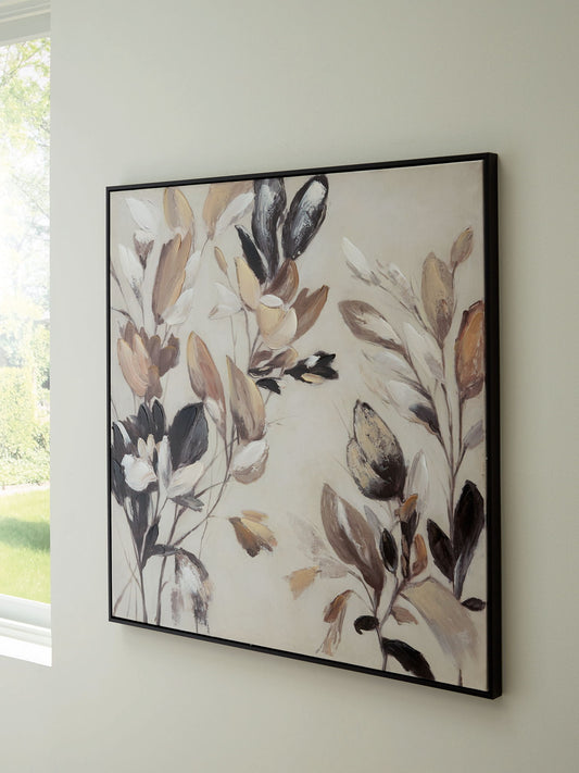 Trulow - Wall Art - Tan / Brown / Black
