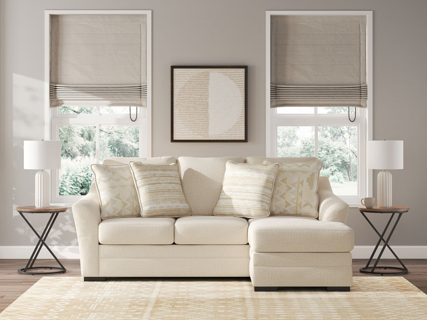 Lango - Queen Sofa Chaise Sleeper - Jute