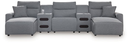 ModMax II - Salt And Pepper - Reclining Sectional