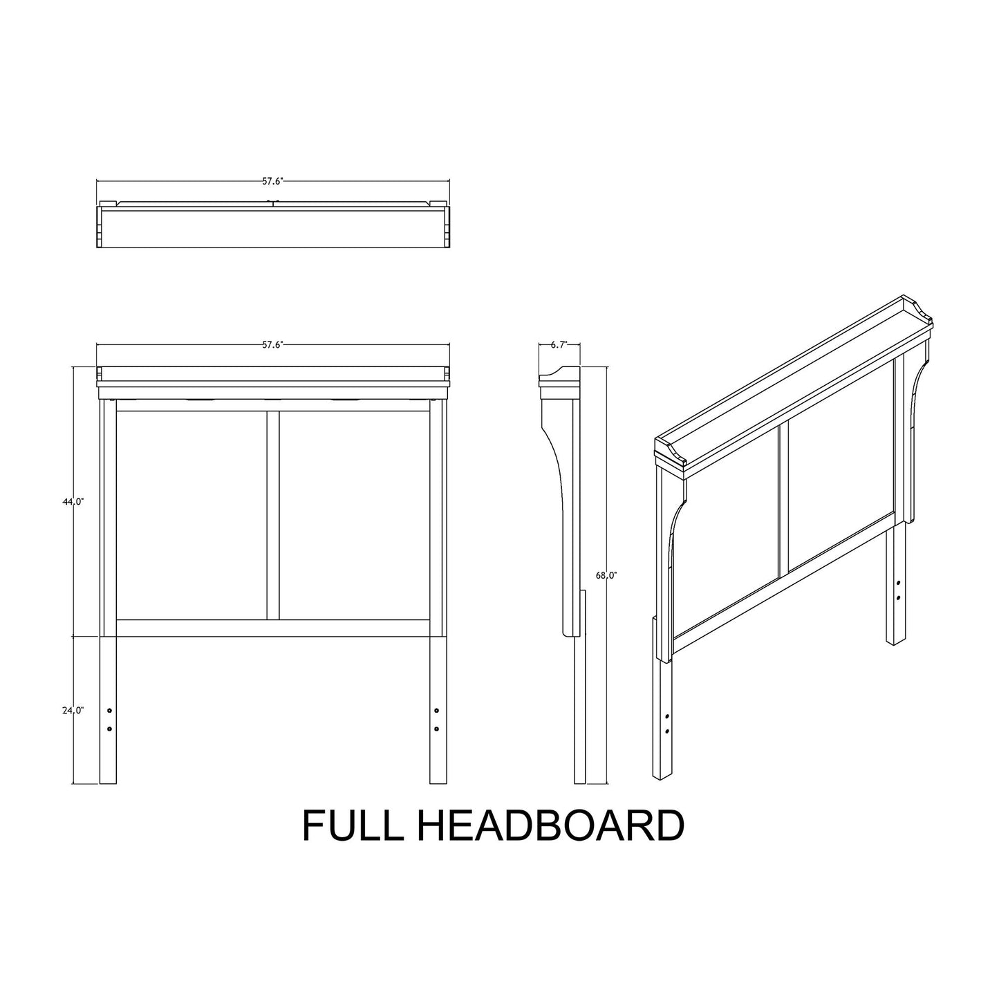 Augusta - 5 Piece Bedroom Set