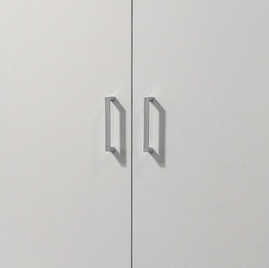 Alara - Height Simplistic Double Door Storage Cabinet - White