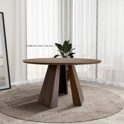 Bolton - Round Dining Table - Walnut