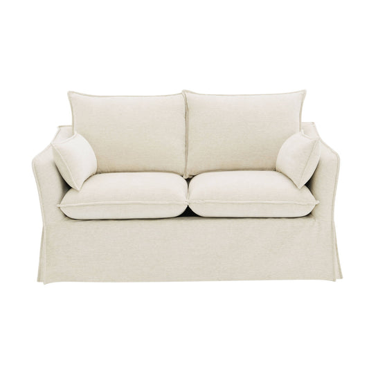 Shane - Loveseat With 2 Pillows - Beige