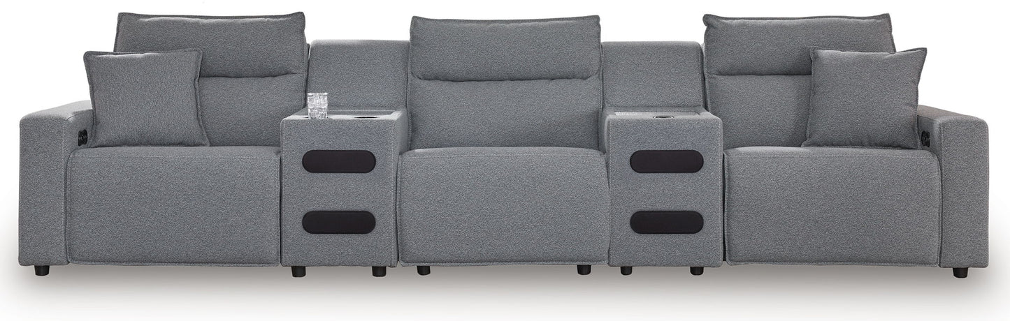 ModMax II - Salt And Pepper - Reclining Sectional