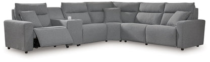 ModMax II - Salt And Pepper - Reclining Sectional