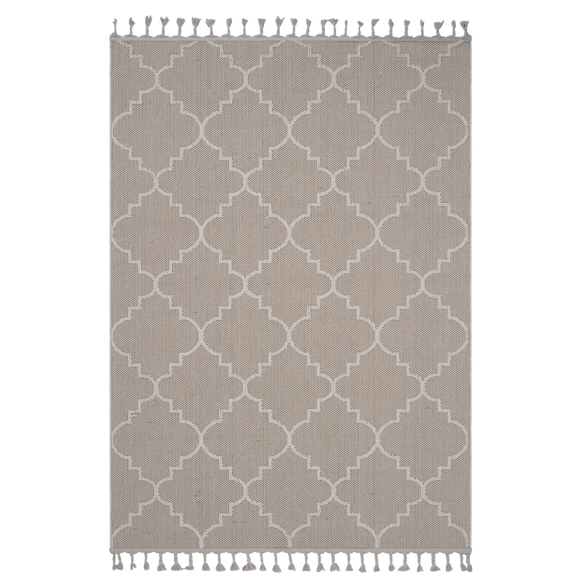 Guros - 4' X 6' Trellis Indoor / Outdoor Area Rug - Ivory