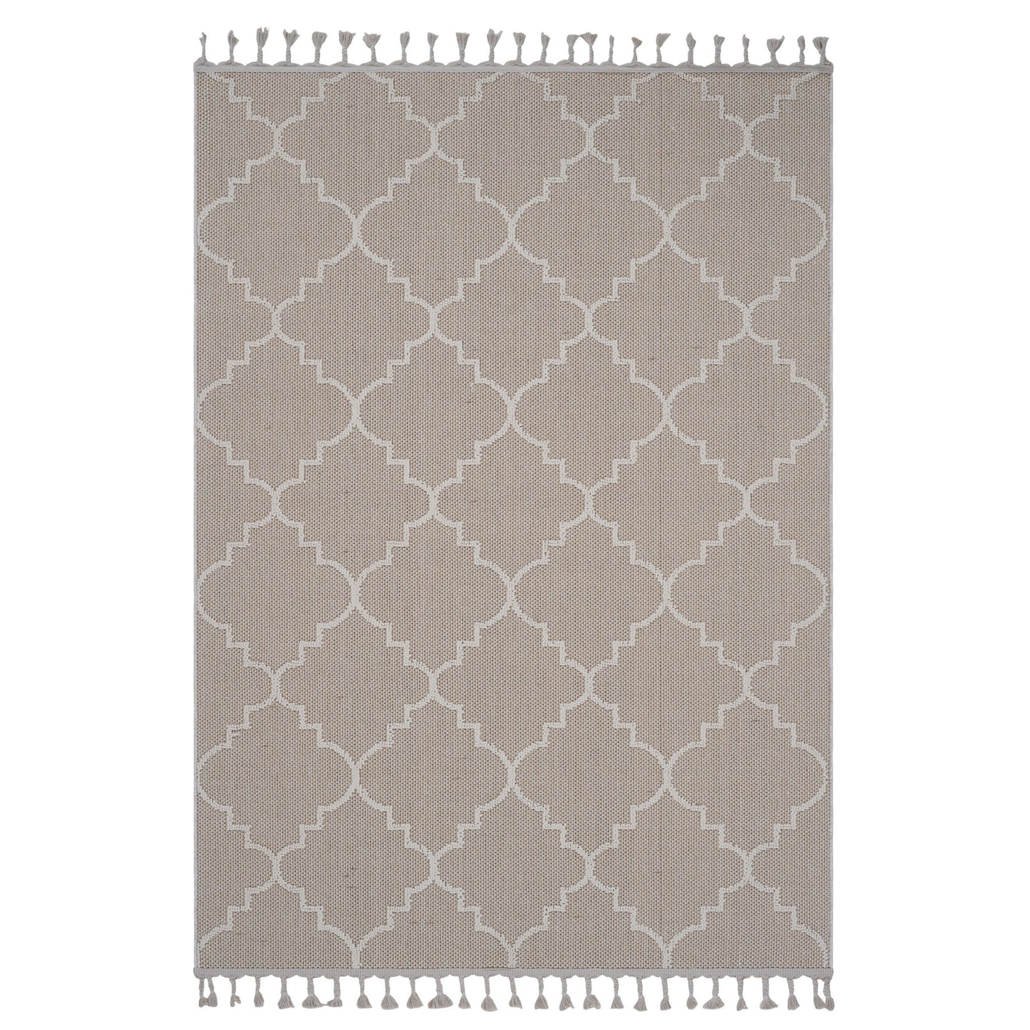 Guros - 8' X 10' Trellis Indoor / Outdoor Area Rug - Ivory