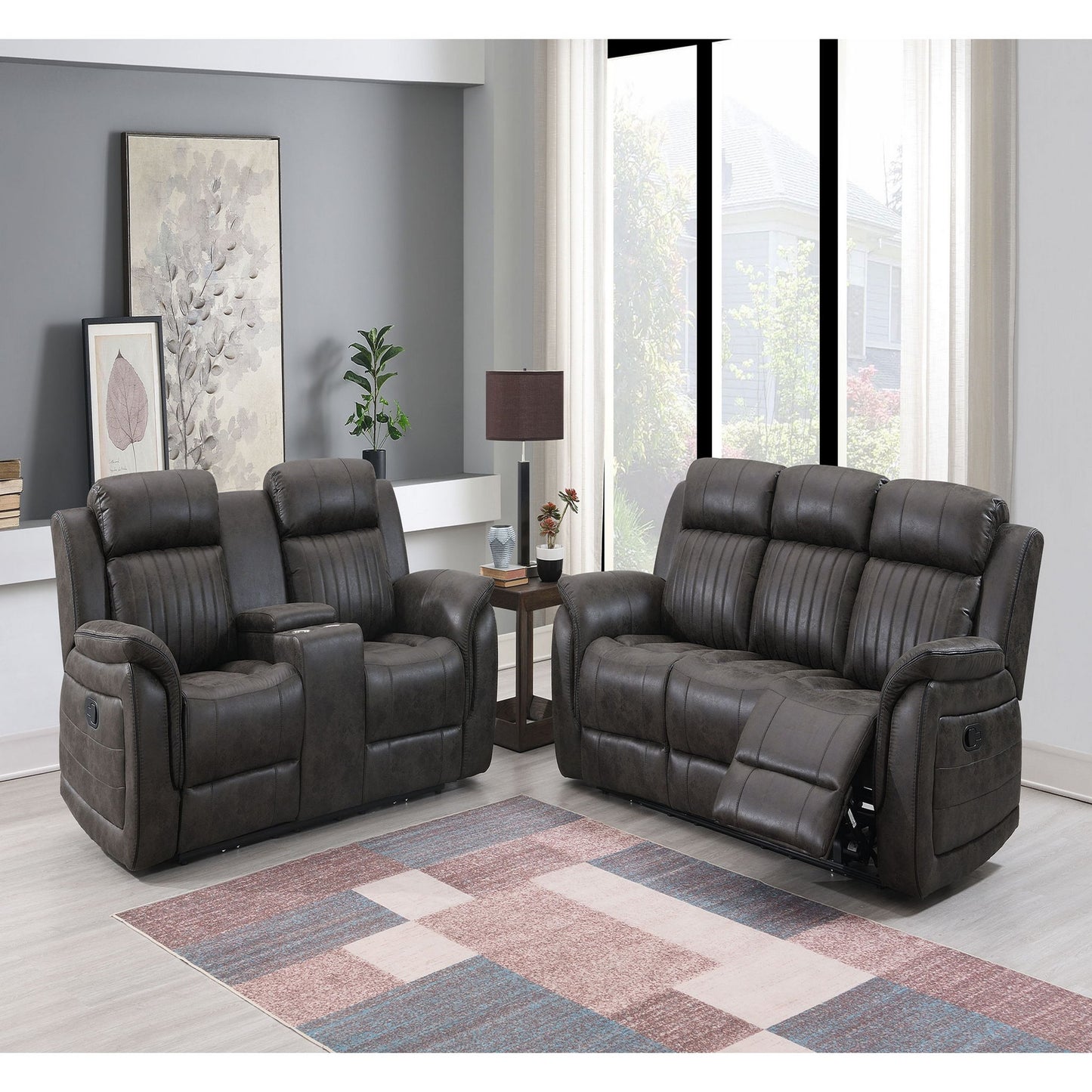 Steban - Transitional Style Living Room Set