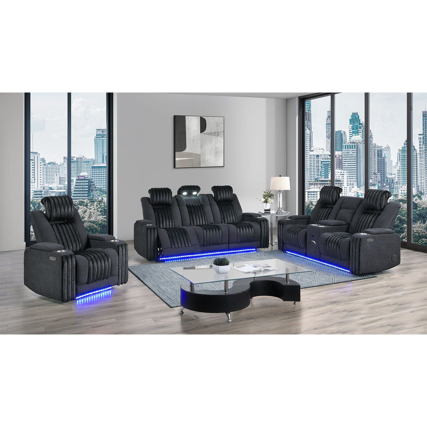 Duran - Power Recliner With Power Headrest