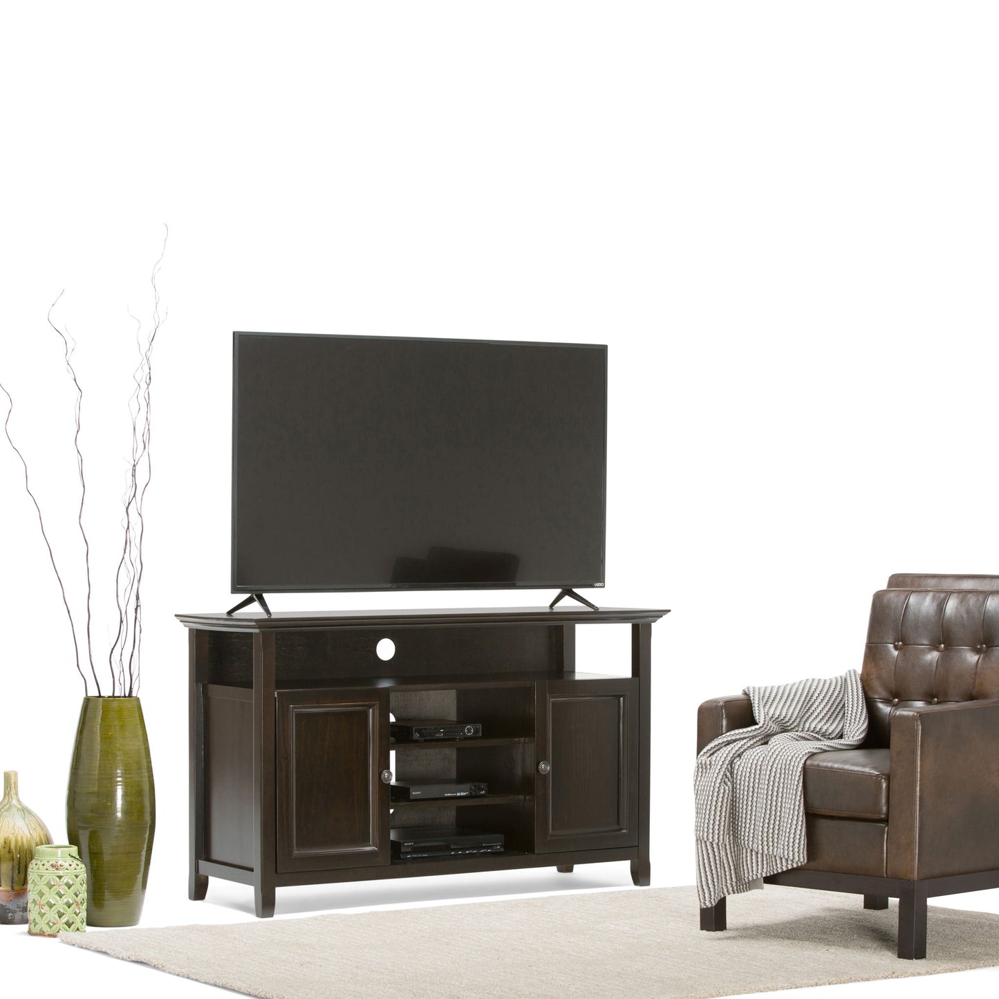 Amherst - TV Media Stand, Handcrafted