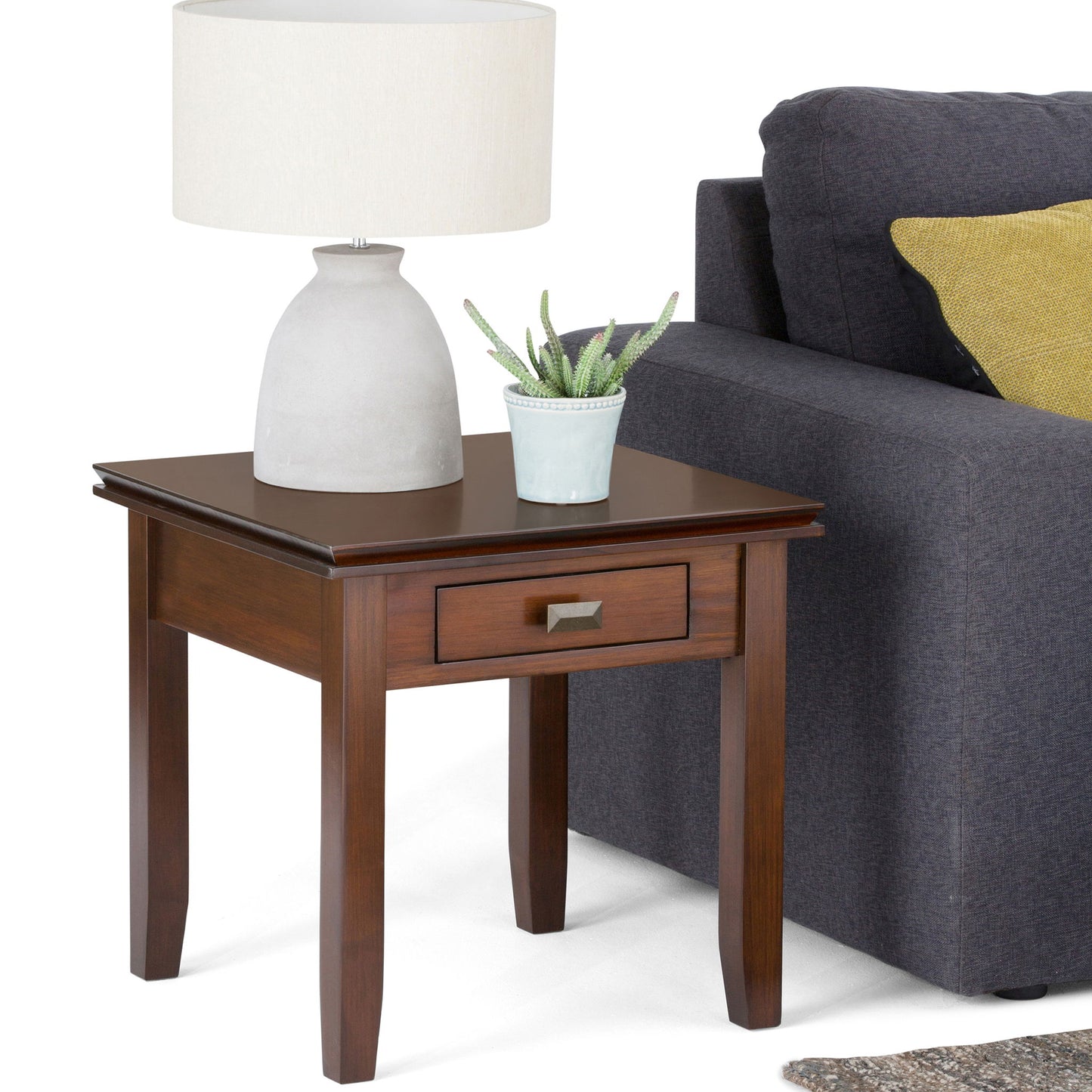 Artisan - End Table - Russet Brown