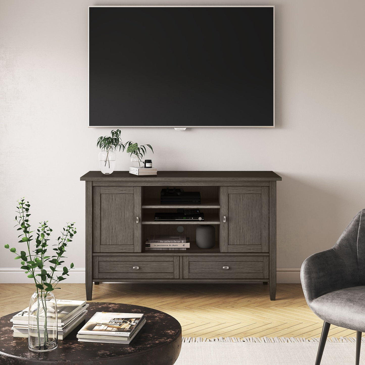 Warm Shaker - TV Media Stand Handcrafted