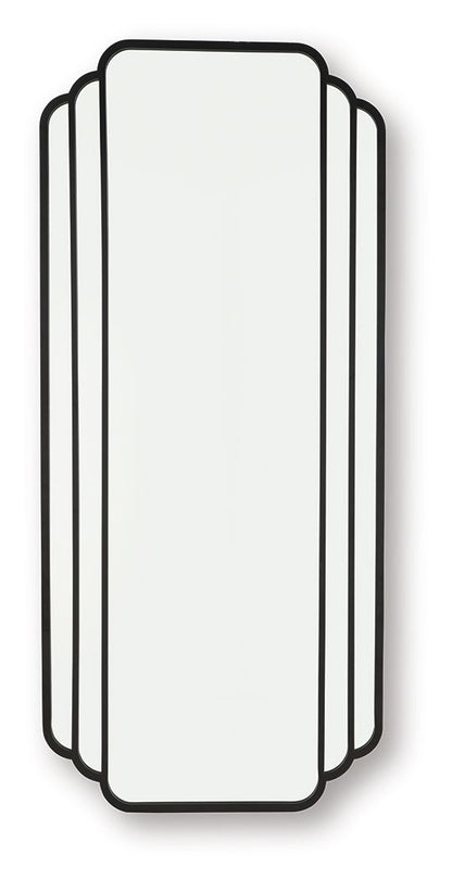 Antigone - Floor Mirror - Black