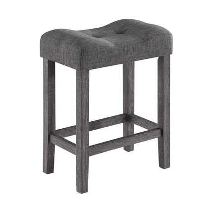 Lucian - Counter Height Pub Table With Tufted Stools