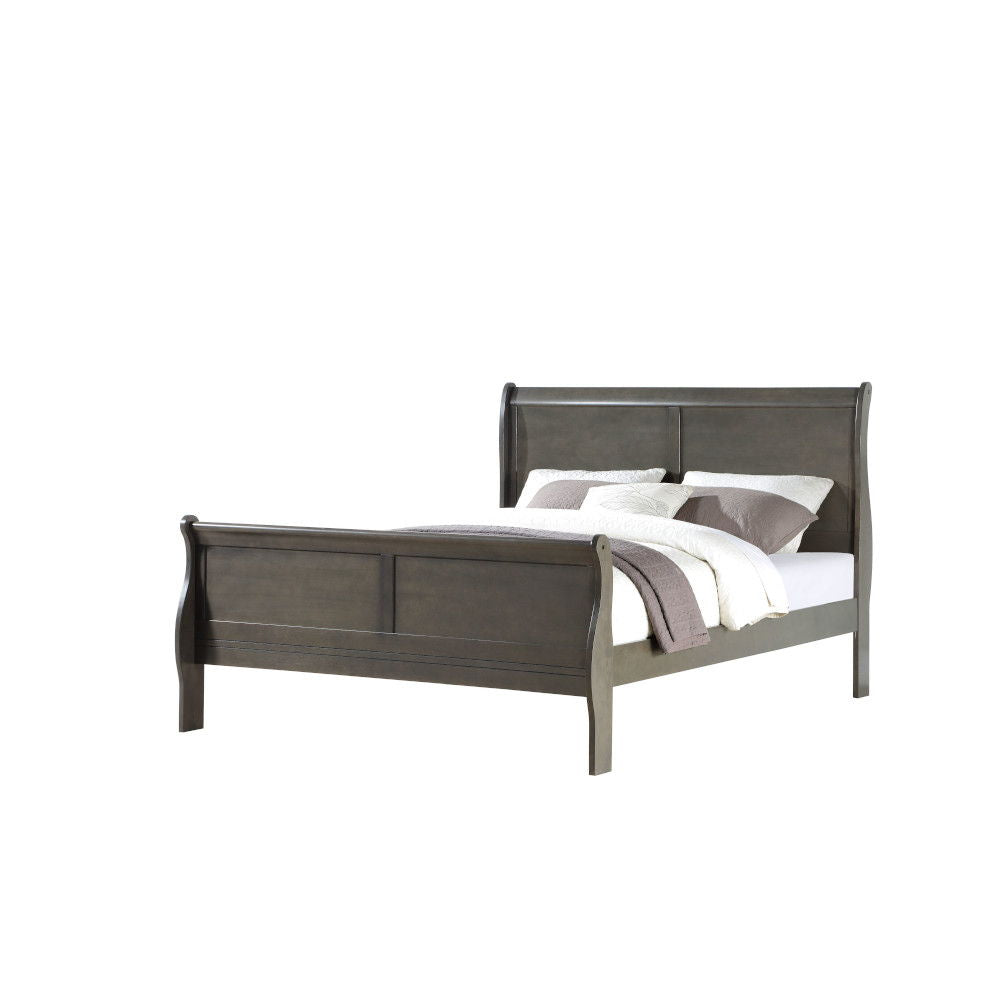 Louis Philippe - Sleigh Style Bed